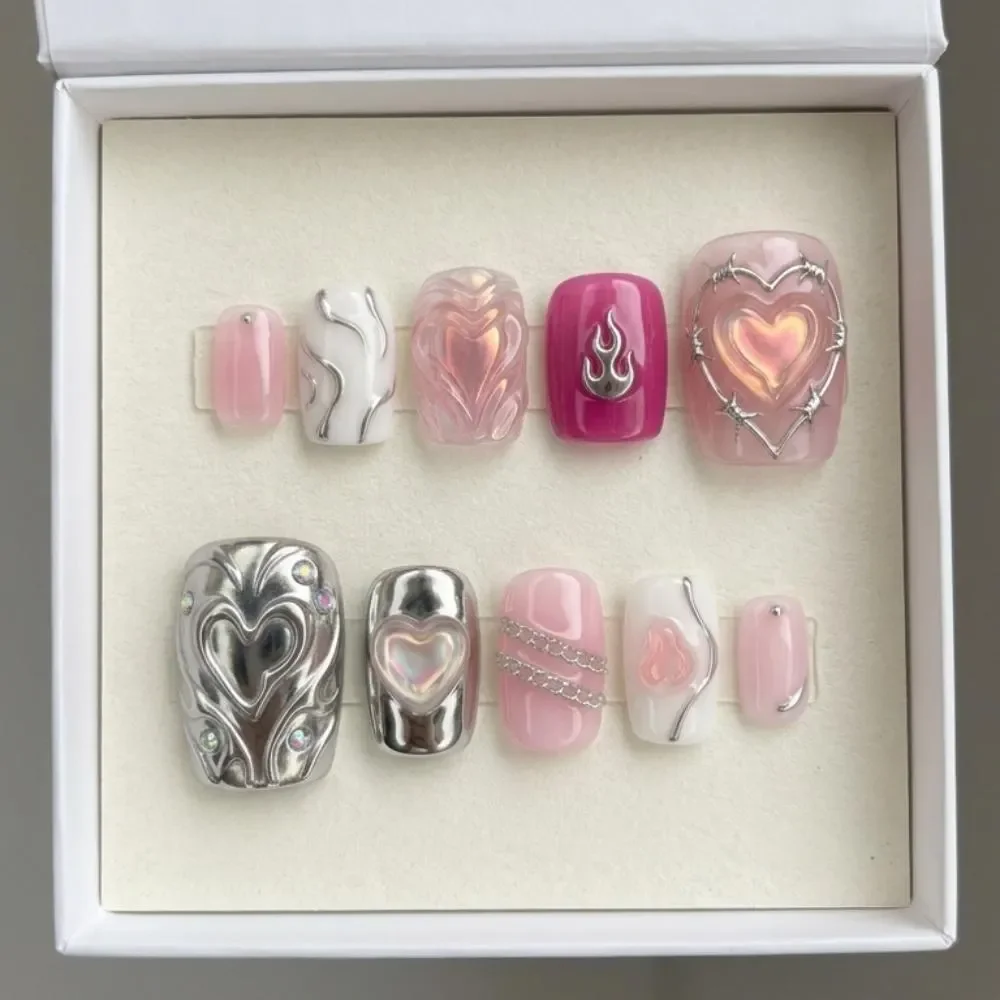 press on nails, custom press on nails, fake nails, Nails Art, stained glass nails, gold press on nails, 3d press on nails, luxury press on nails, handmade press on nails