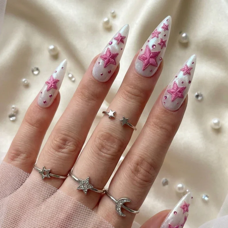 press on nails, custom press on nails, fake nails, Nails Art, stained glass nails, gold press on nails, 3d press on nails, luxury press on nails, handmade press on nails
