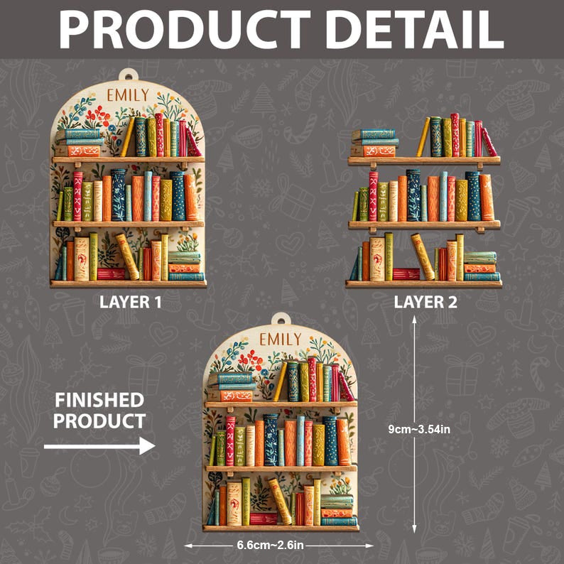 Personalized Favorite Things Ornament 2025, Custom Kids Ornament, Wooden Christmas Ornament, Holiday Keepsake Gift, Favorite Things Ornament - Media 5