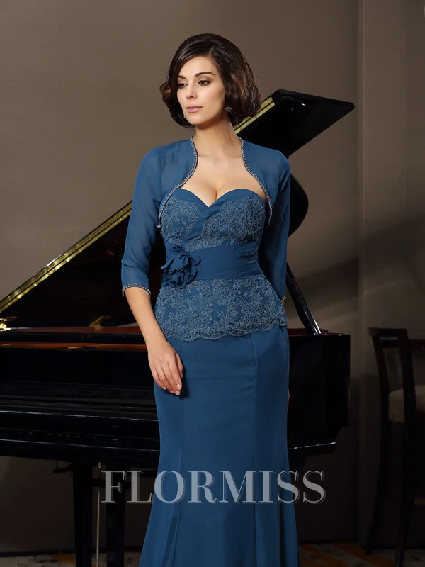 1/2 Sleeves Chiffon Special Occasion Wrap