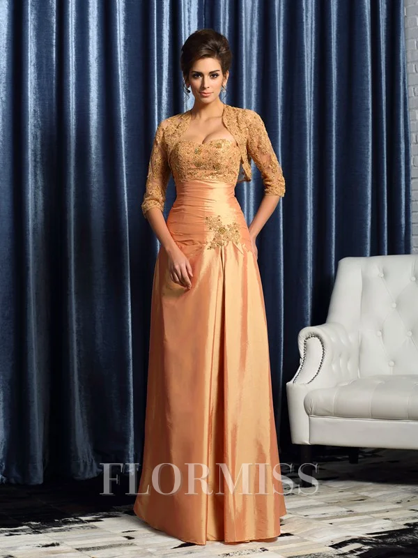 Net Applique 1/2 Sleeves Special Occasion Wrap