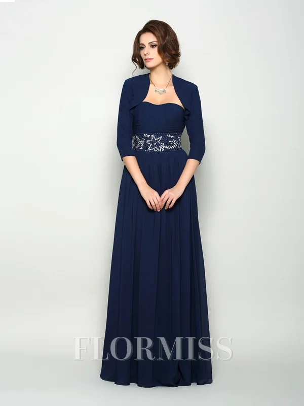 Chiffon 3/4 Sleeves Special Occasion Wrap