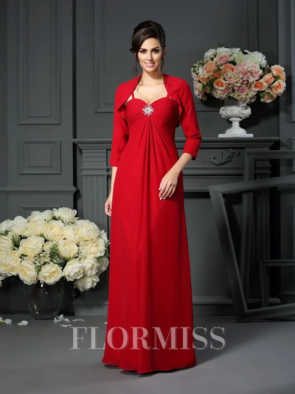 Chiffon 3/4 Sleeves Special Occasion Wrap