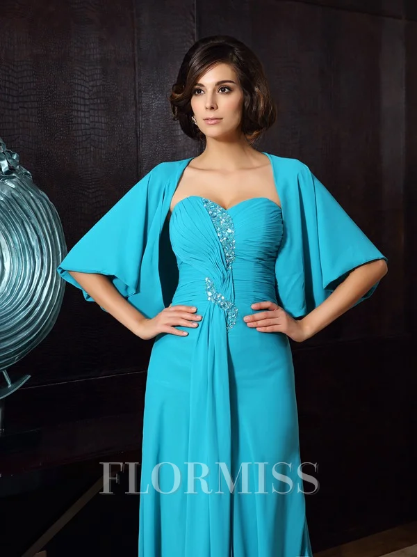 Chiffon 1/2 Sleeves Special Occasion Wrap