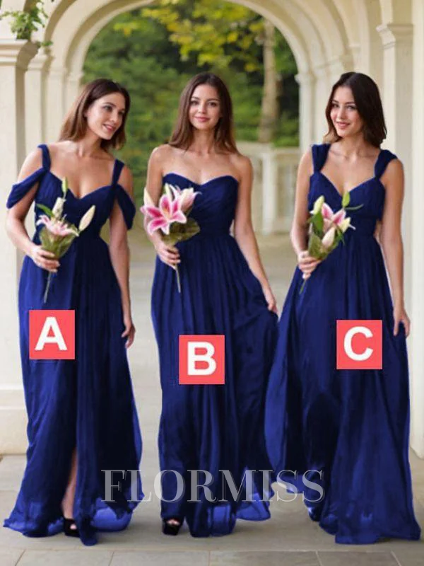 A-Line/Princess Other Floor-Length Chiffon Bridesmaid Dresses