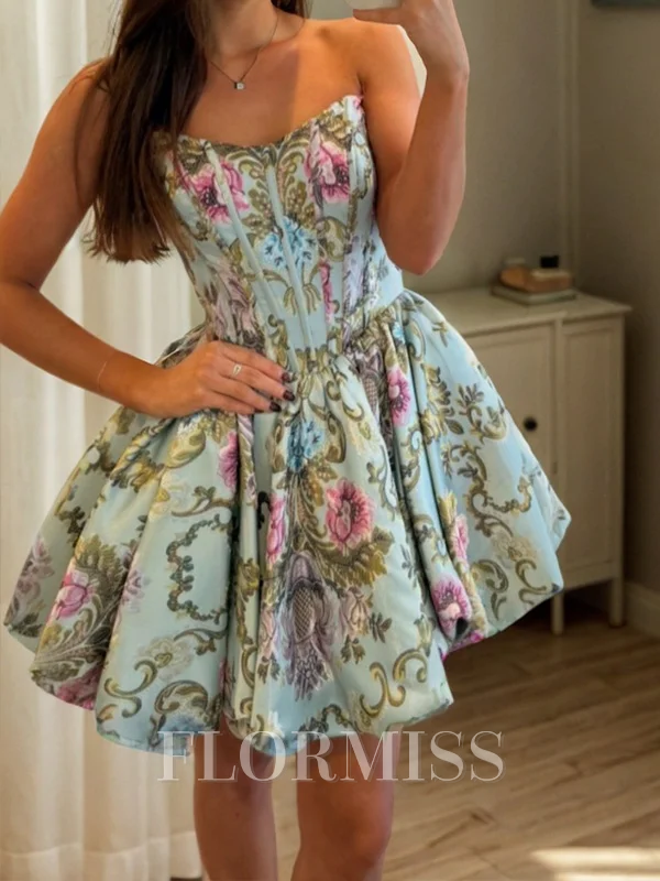 A-line Straight Short/Mini Corset Dress