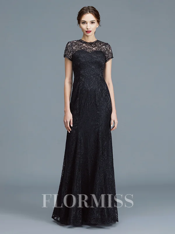 Trumpet/Mermaid Scoop Floor-Length Lace Mother of the Bride Dresses With Lace