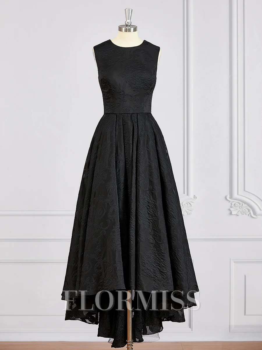 A-Line/Princess Scoop Asymmetrical Lace Mother of the Bride Dresses With Applique