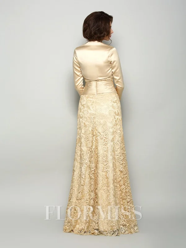 A-Line/Princess Sweetheart Floor-Length Satin Mother of the Bride Dresses