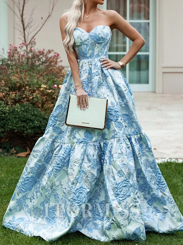 A-line Other Sweetheart Sleeveless Floor-Length Prom Dresses