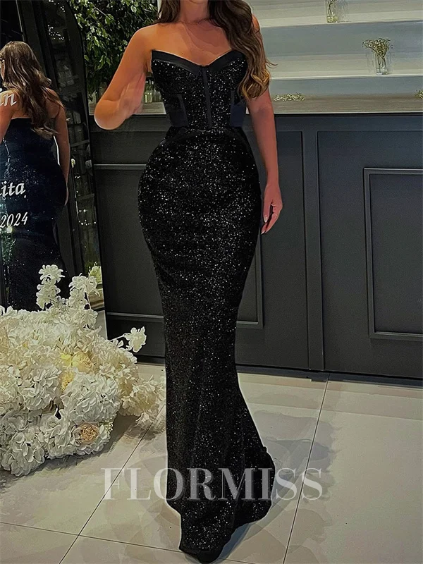 Sheath Sweetheart Floor-Length Prom Dress