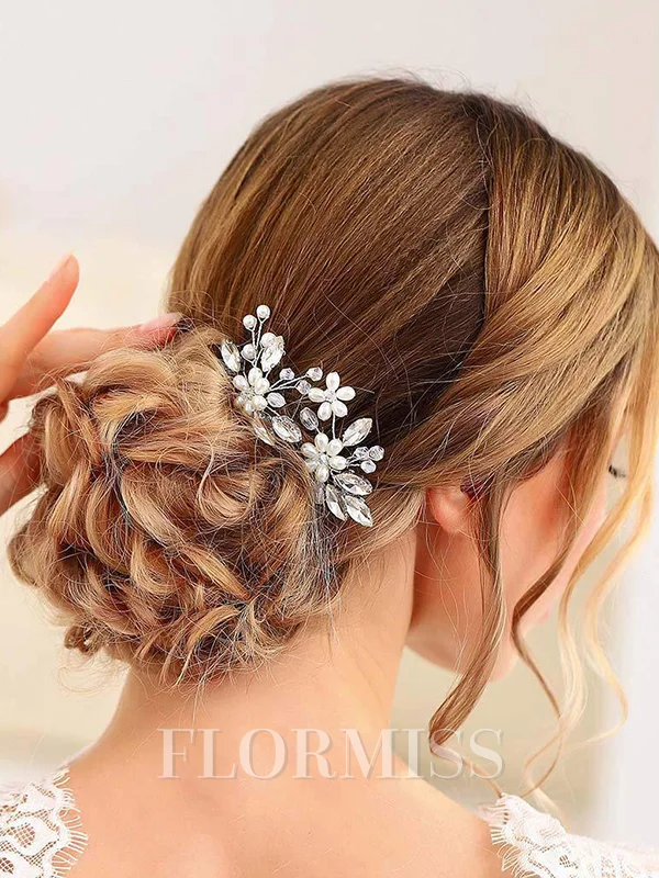 Fascinating Alloy With Imitation Pearl Combs & Barrettes