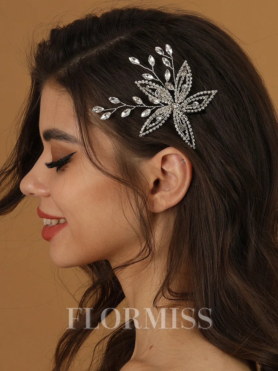Blooming Rhinestone Headpieces