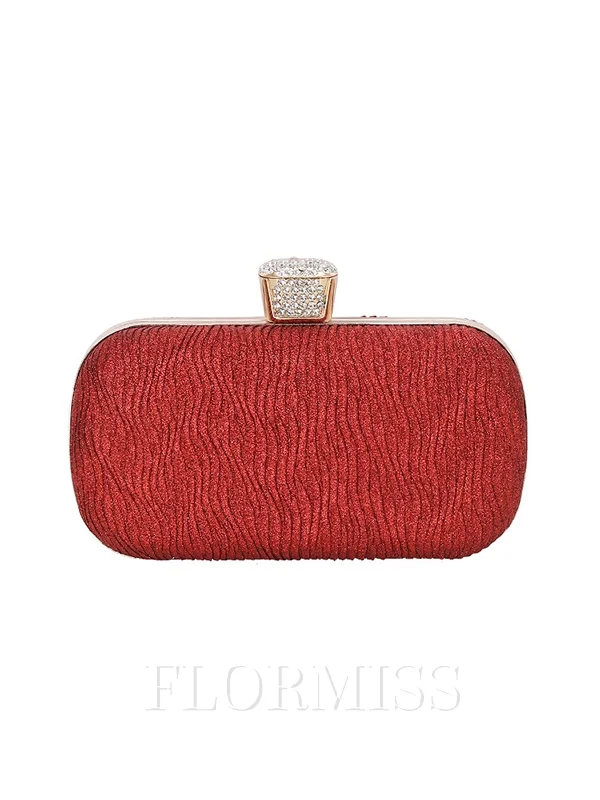 Elegant Polyester With Rhinestone Evening/Party Handbags