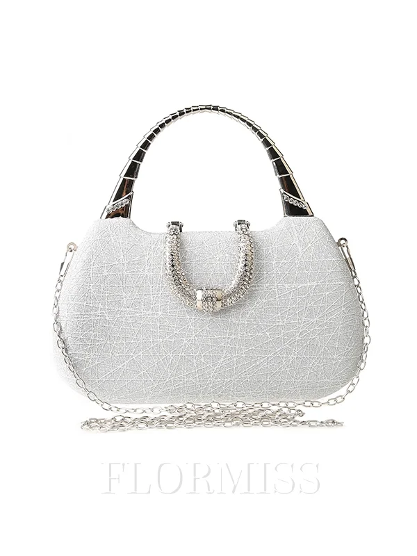 Stunning Polyester With Rhinestone Evening/Party Handbags