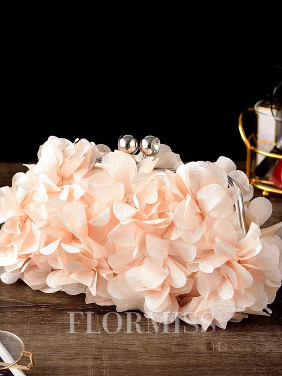 Exquisite Silk With Flower Evening/Party Handbags