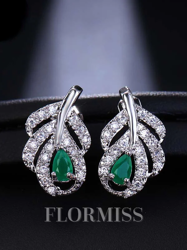 Gorgeous Alloy With Rhinestone Earrings