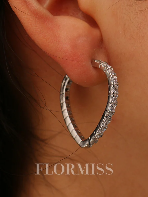 Attractive Copper With Imitation Pearl Earrings