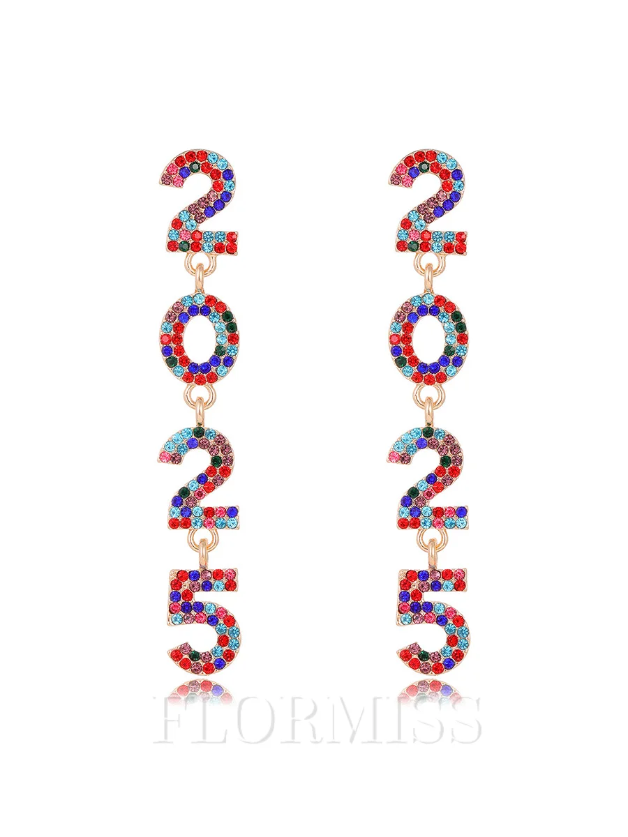 Brilliant Alloy With Rhinestone Earrings