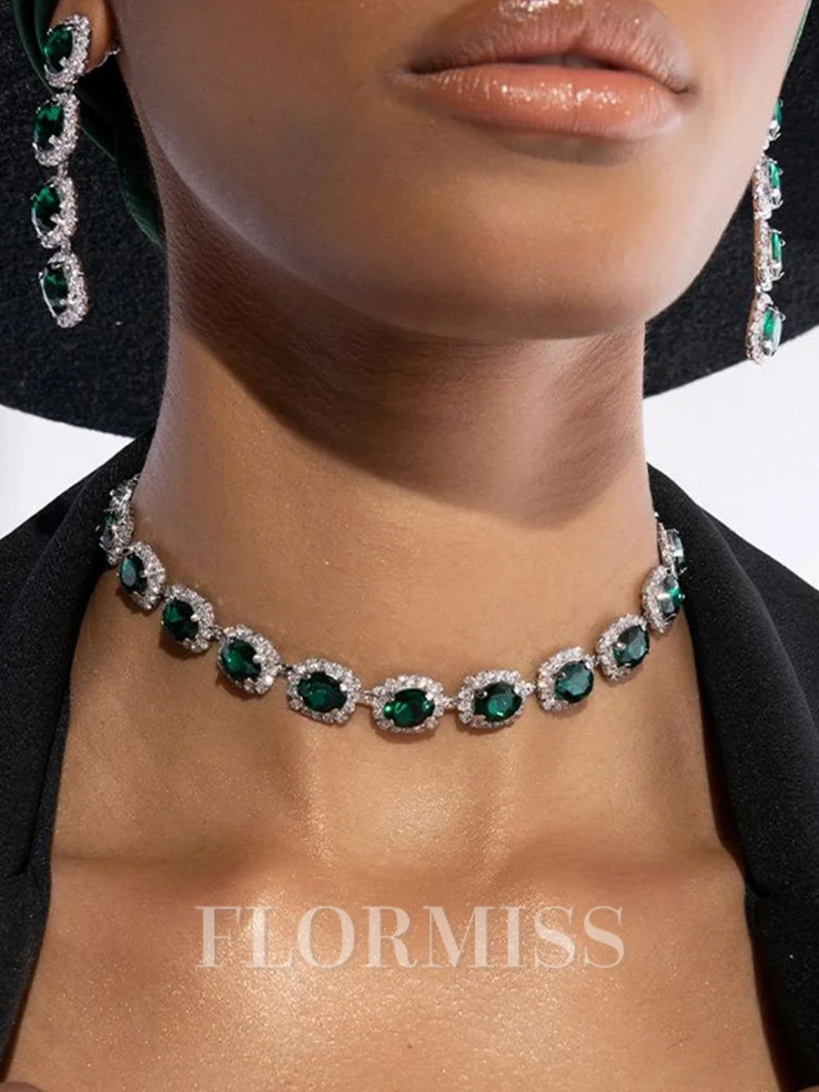 Luxurious Alloy With Rhinestone Necklace