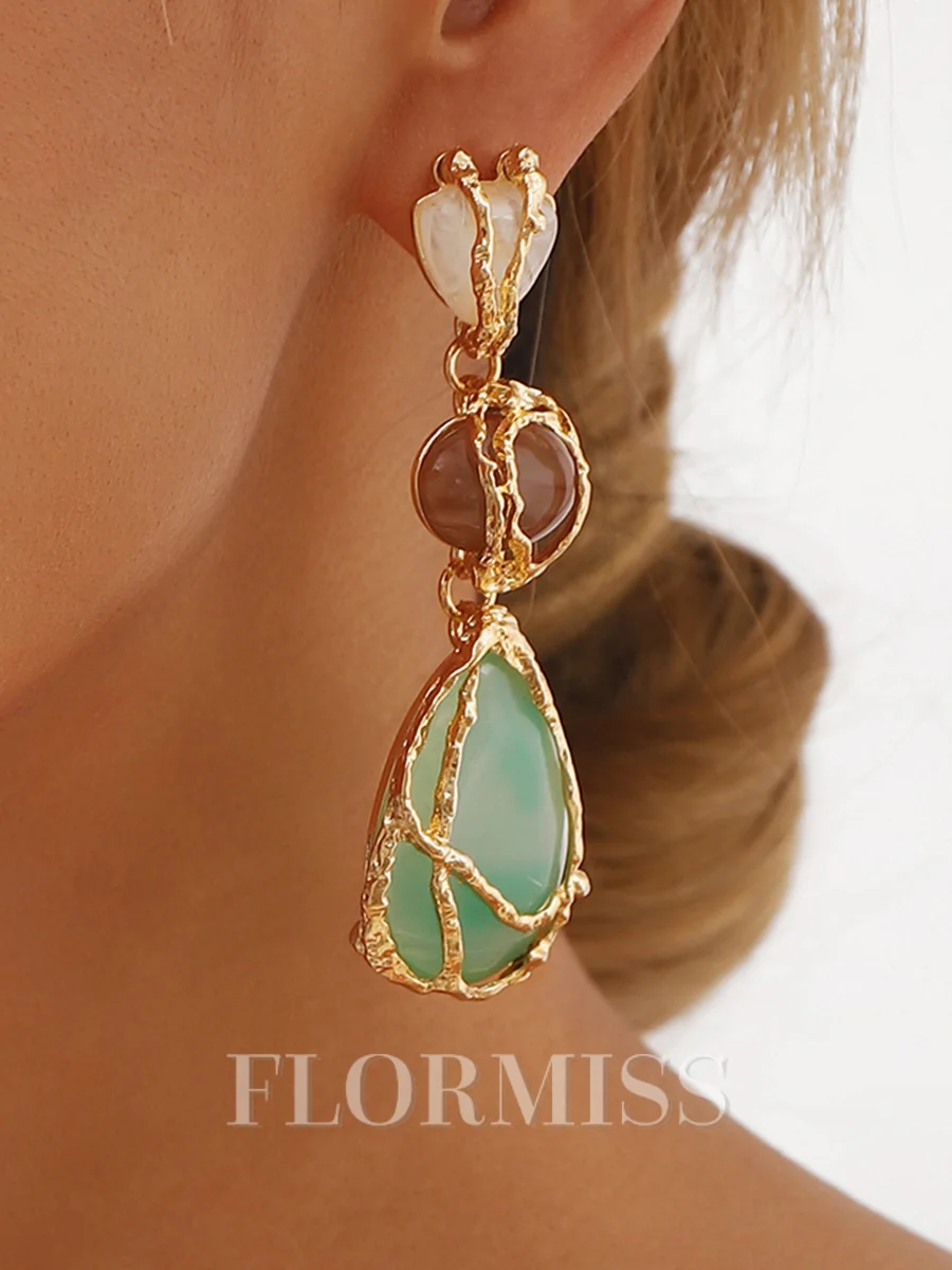Fascinating Alloy With Crystal Earrings