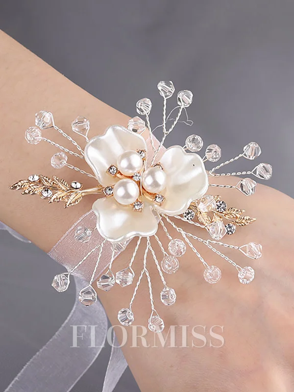 Stunning Alloy Wrist Corsage