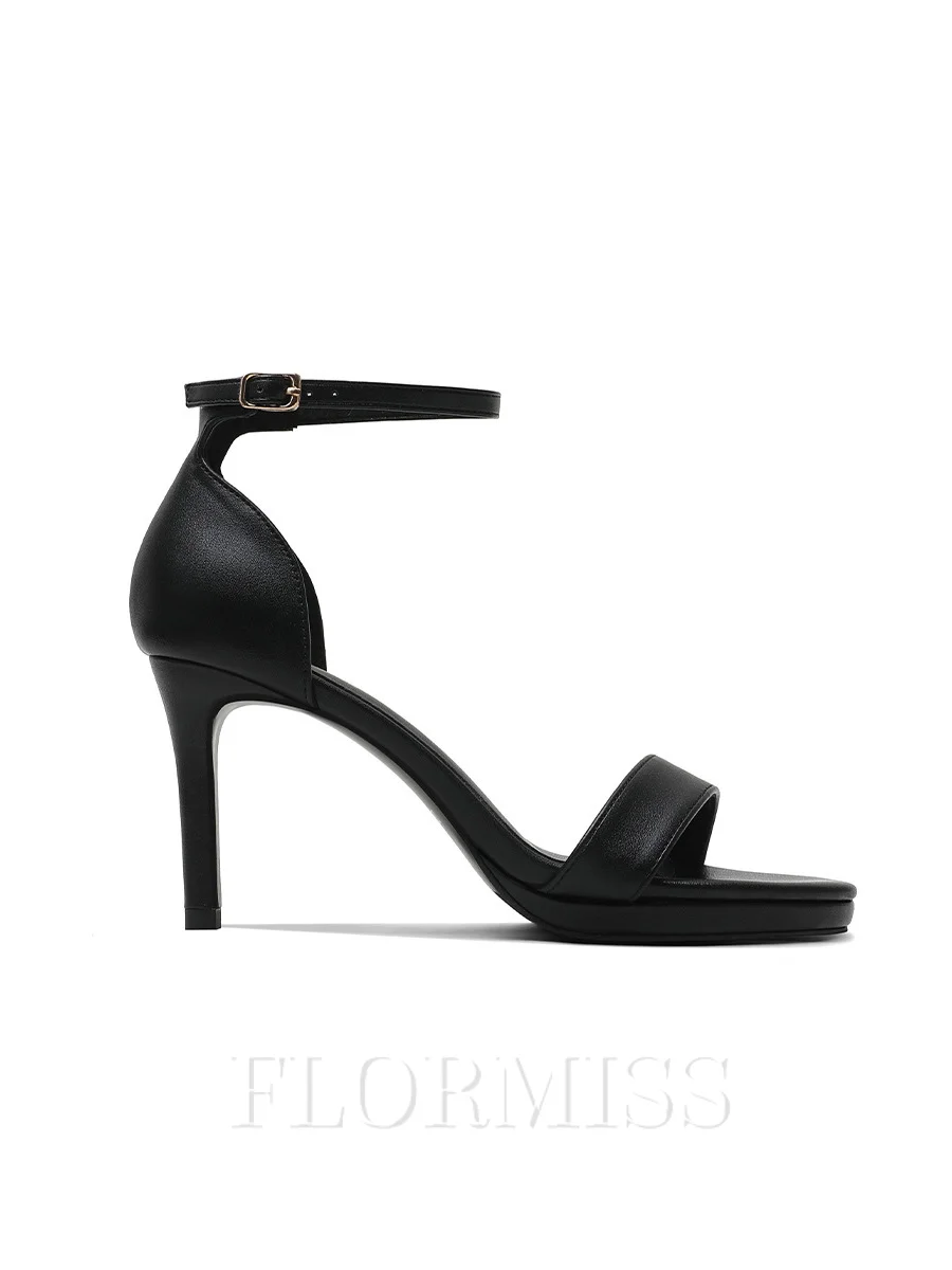 Women's Peep Toe Stiletto Heel Shoes