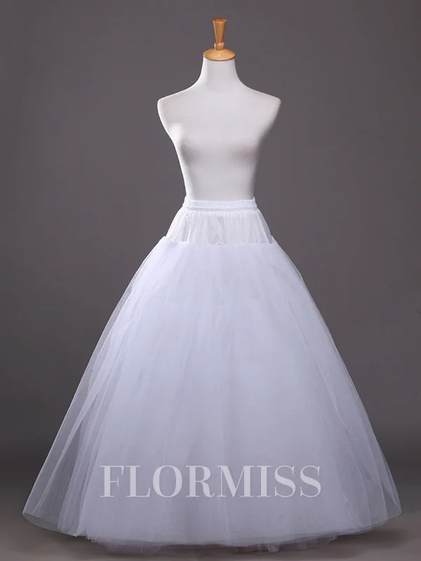 Tulle Ball Gown 4 Tier Floor-Length Wedding Petticoats