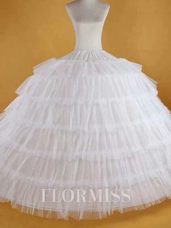 Tulle Ball Gown 6 Tier Floor-Length Wedding Petticoats