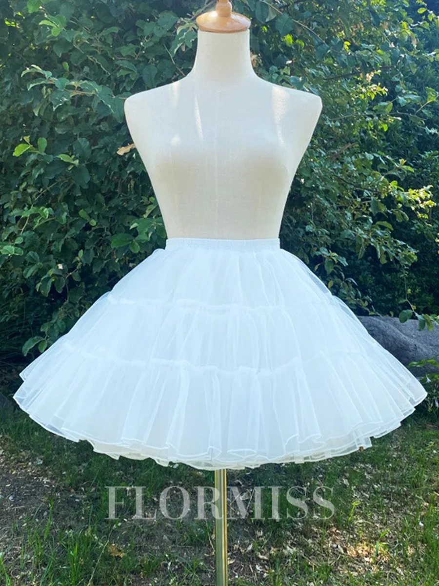 Tulle Ball-Gown 4 Tier Short/Mini Wedding Petticoats