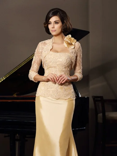 Lace 3/4 Sleeves Hand-made...