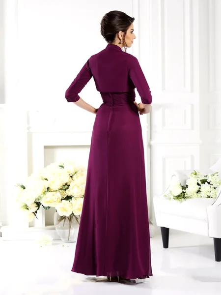 3/4 Sleeves Chiffon Special...