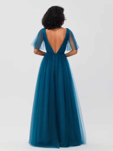 A-Line/Princess Tulle...