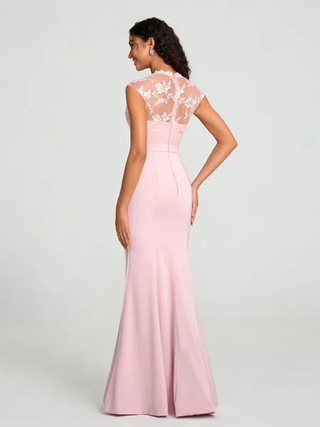 Trumpet/Mermaid High Neck...