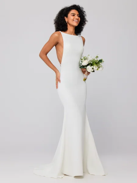 Sheath/Column Stretch Crepe...