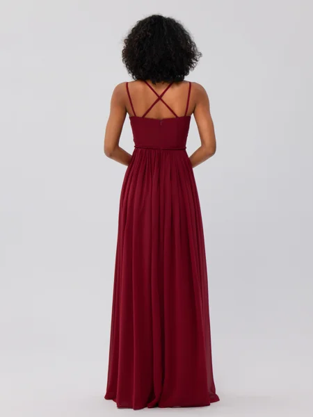 A-Line/Princess Chiffon...