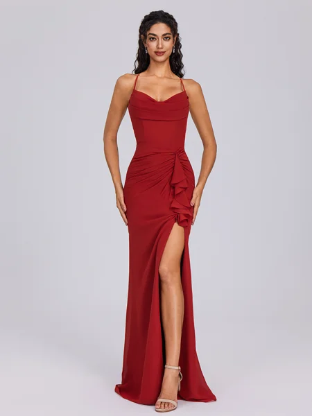 Sheath Cowl Ruffles...