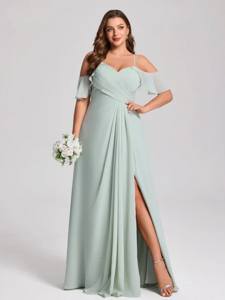 A-line Cold Shoulder...