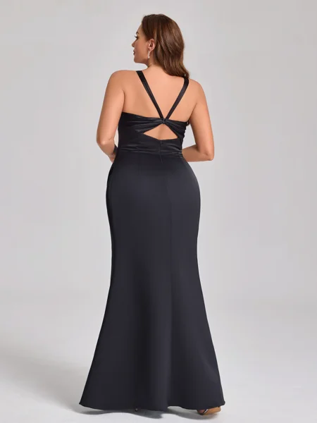 Sheath Square Pleated...