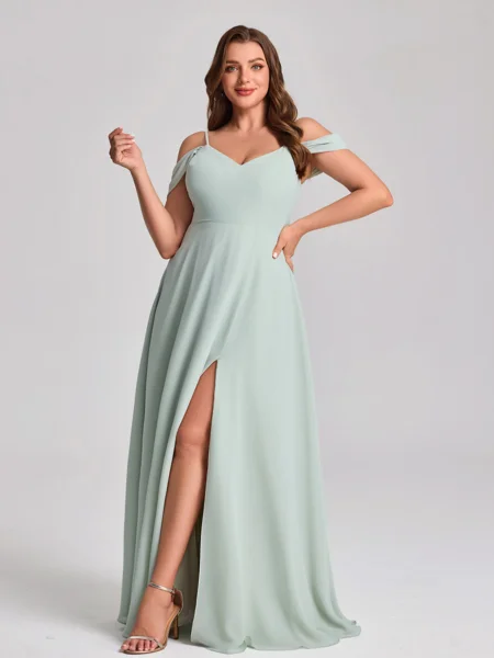 A-line Cold Shoulder...