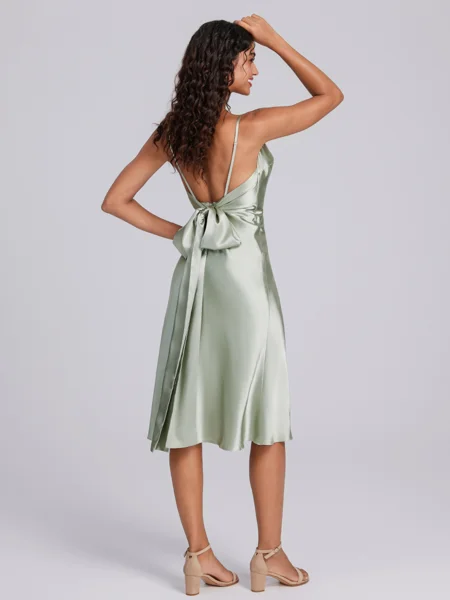 Sheath Spaghetti Straps...