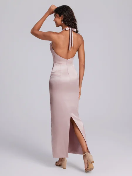 Sheath Straps Pleated...