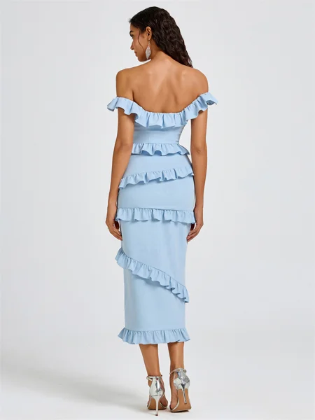 Sheath Off-the-Shoulder...