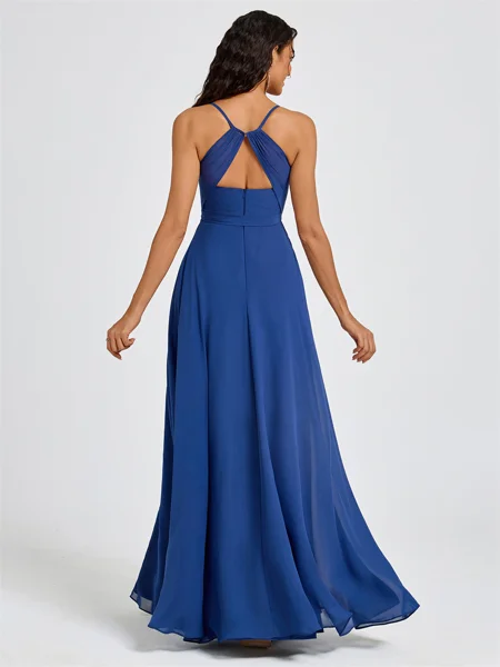 A-line Spaghetti Straps...