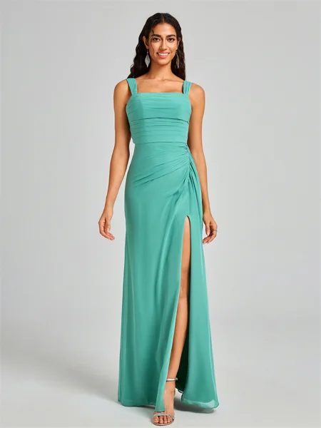 Sheath Square Pleated...