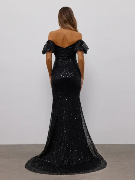 Sheath Off-the-Shoulder...