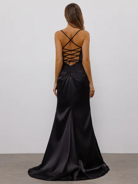 Sheath Spaghetti Straps...