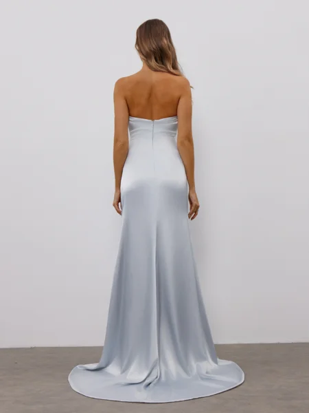 Sheath Straight Pleated...