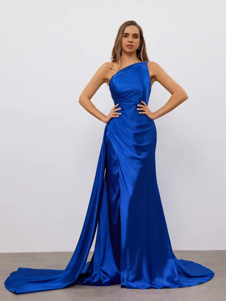 Sheath Straight Pleated...