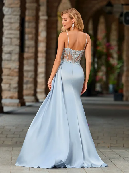 Sheath Spaghetti Straps...